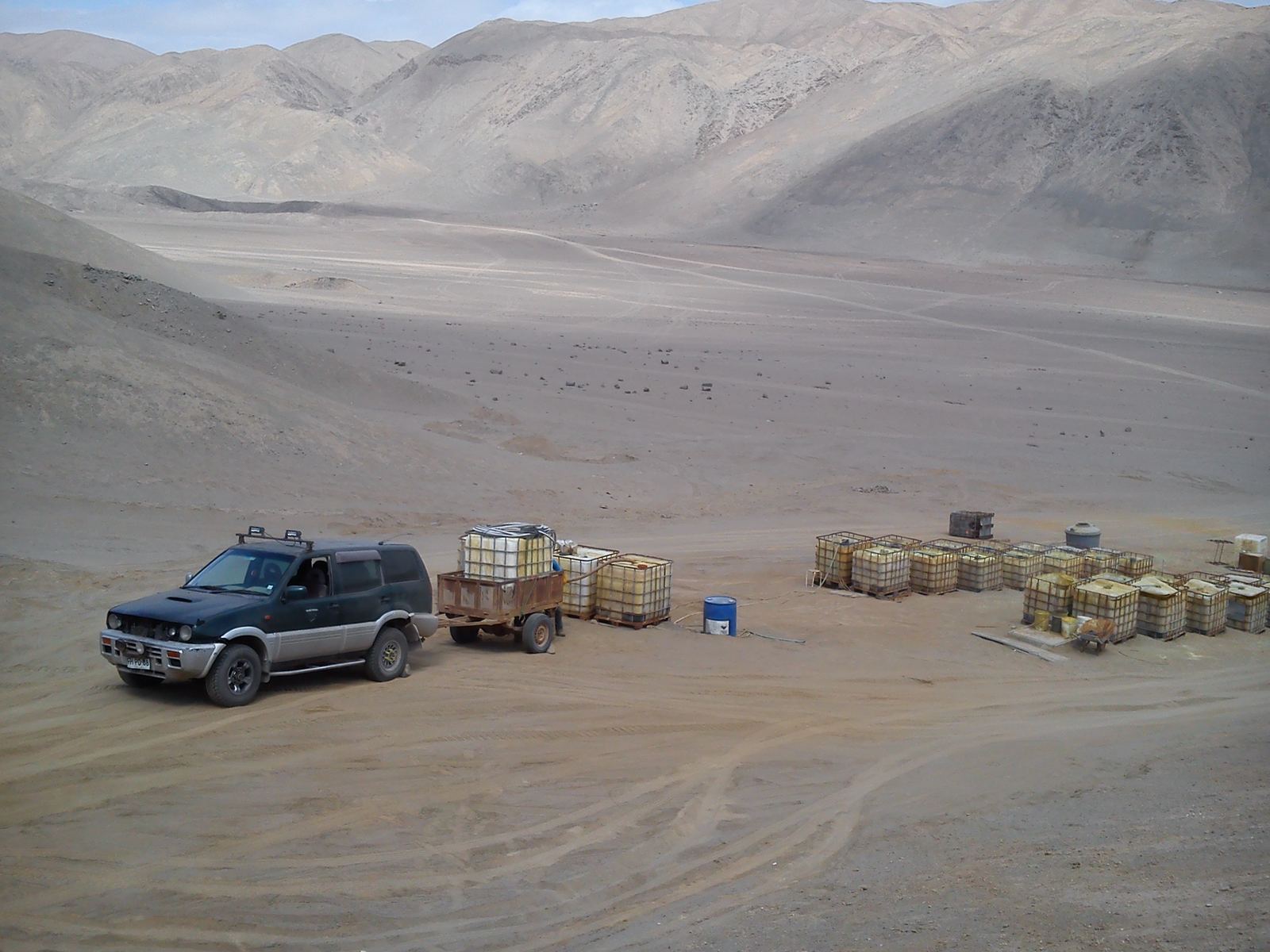 Terreno de operación en el desierto de Tarapacá