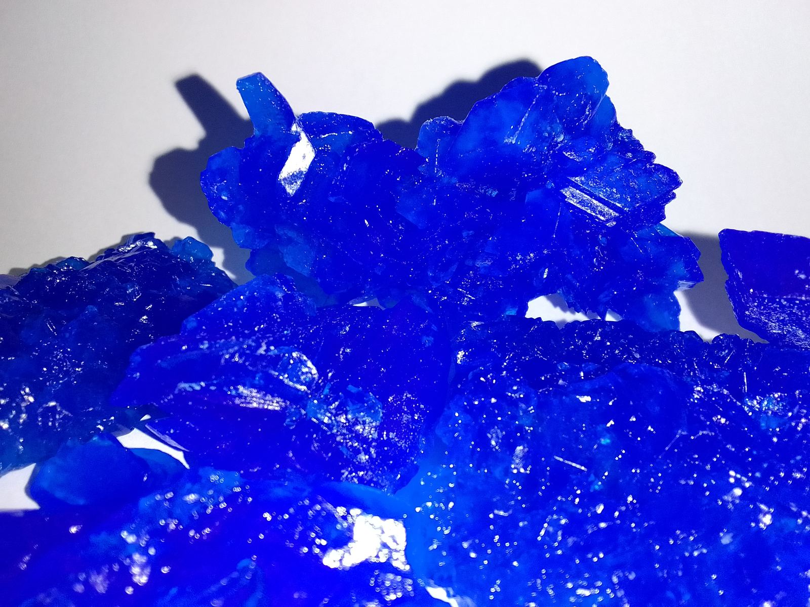 Cristales de sulfato de cobre